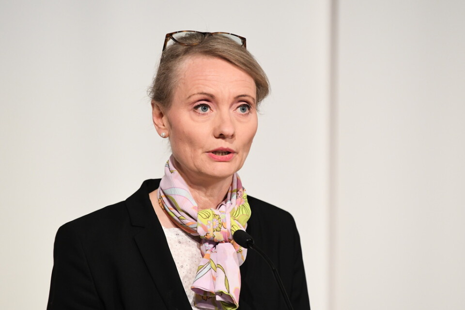 Karin Tegmark Wisell, avdelningschef på Folkhälsomyndigheten. Arkivbild.