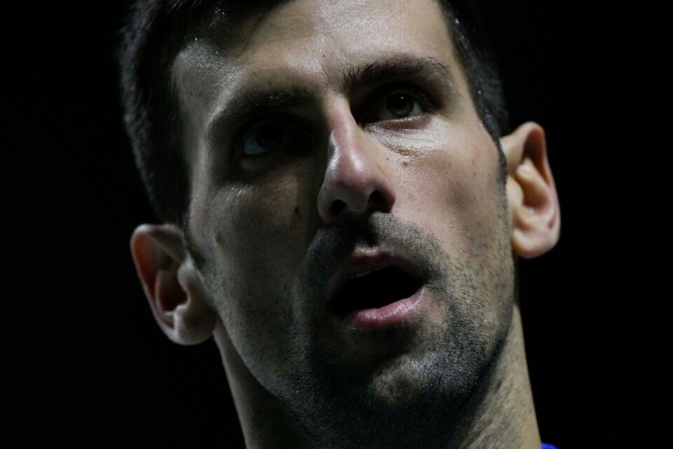 Novak Djokovic har stött på problem under resan till Australian Open. Arkivbild.