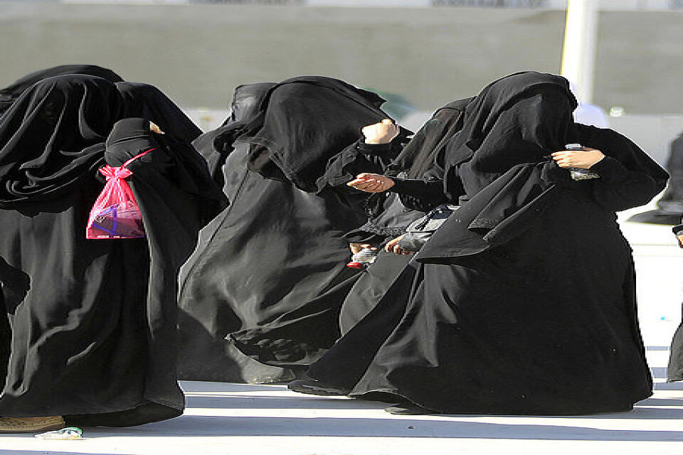 Kvinnor i Saudiarabien har inte samma rättigheter som män. Arkivbild.