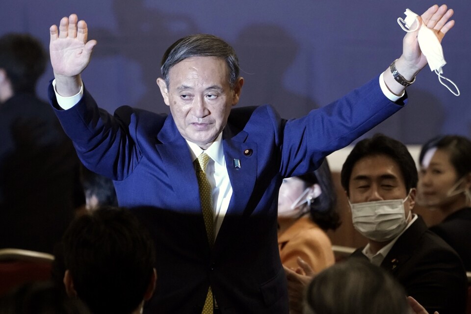 Yoshihide Suga är nu Japans premiärminister.