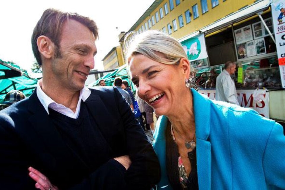 Christer Persson och Monica Ahlberg, kock och matskribent.
