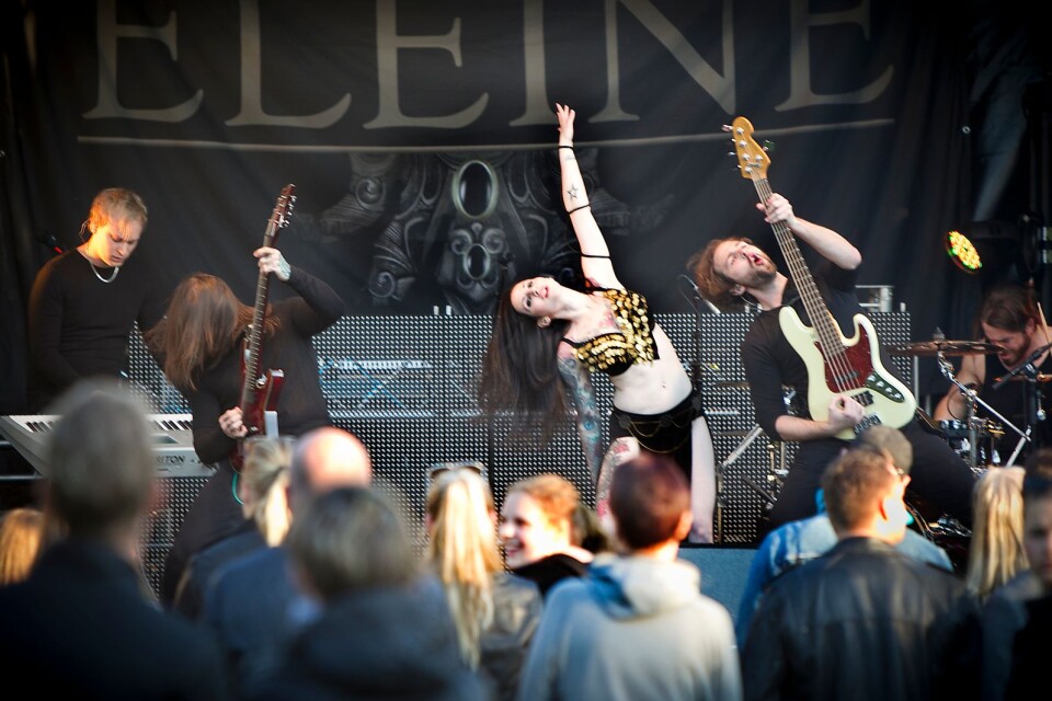Eleine är ett av banden som spelar på Helgeåfestivalen.