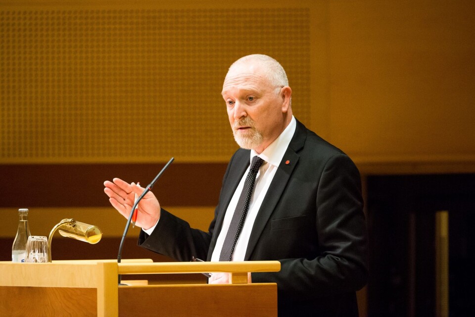 Socialdemokraternas Patrik Hansson.