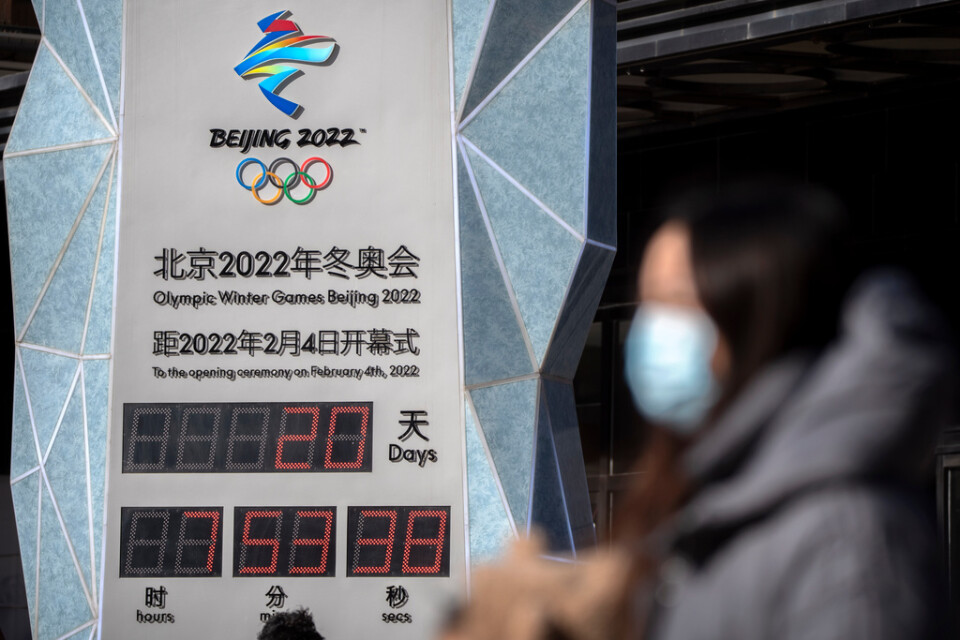 Peking räknar ner till vinter-OS som inleds den 2 februari och invigs två dagar senare.