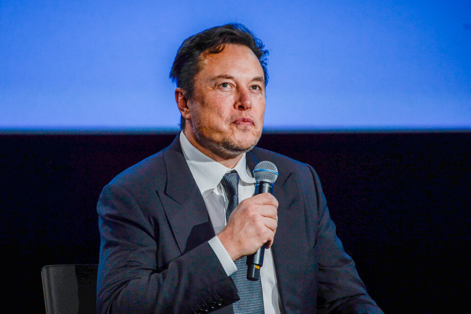 Elon Musk har sålt Teslaaktier. Arkivbild.
