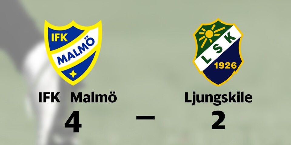 IFK Malmö segrare hemma mot Ljungskile