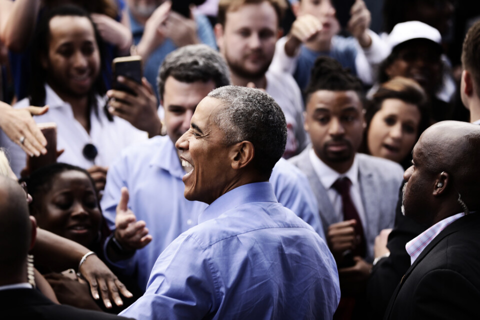 Demokraten Barack Obama var USA:s president mellan 2009 och 2017.
