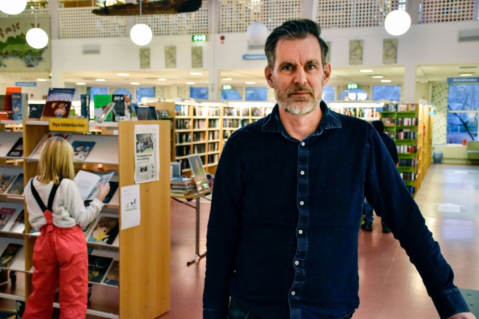 Anders Nylander, bibliotekschef i Olofström.