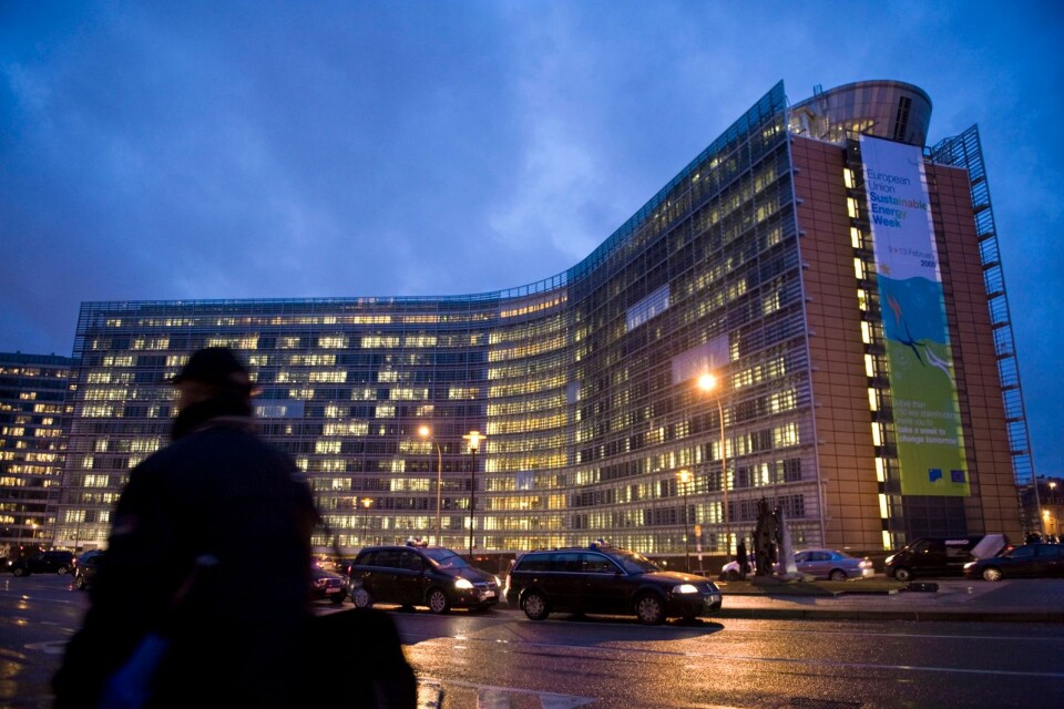 EU-kommissionens byggnad Berlaymont i Bryssel