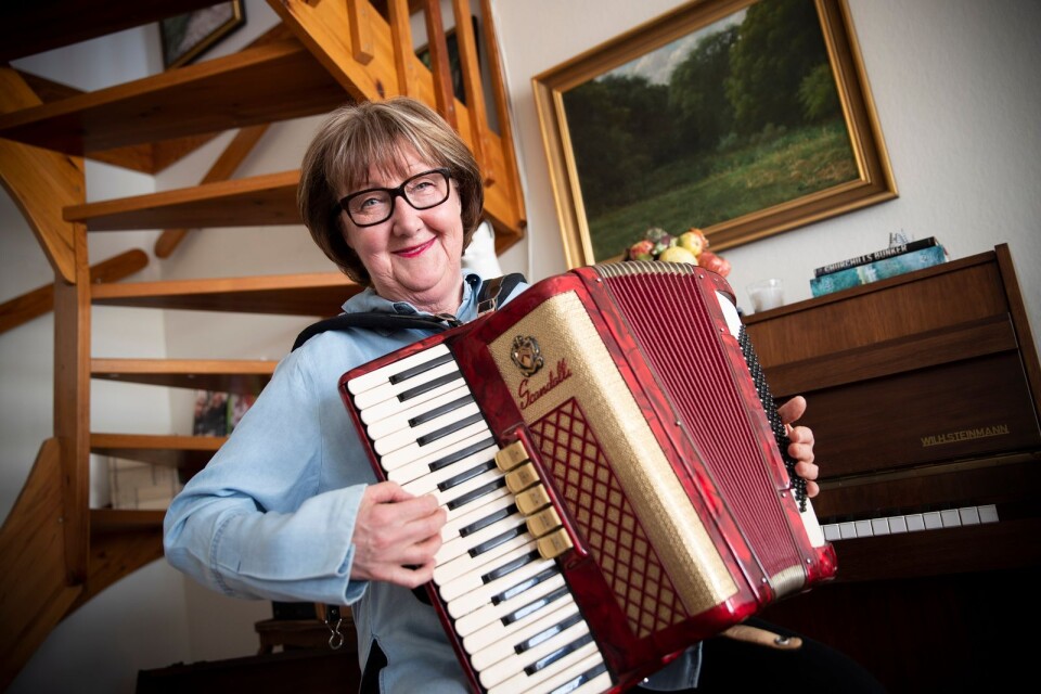 Ewa-Gun Westford tar sig ton ibland, men mest lyssnar hon på musik live och hemma i Ystad, mest klasssiskt och opera..