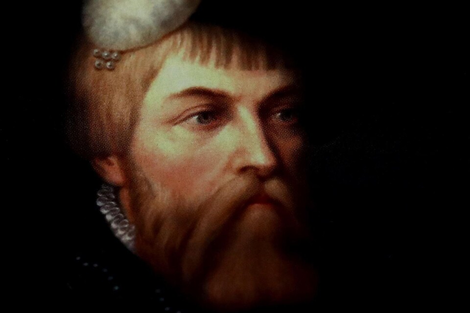Gustav Vasa, på Kalmar slott.