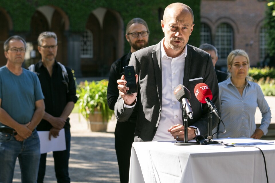 Den danske hälsoministern Magnus Heunicke (S) drar i nödbromsen – det kommer inte tillåtas fler personer i folksamlingar som planerat. Arkivbild.