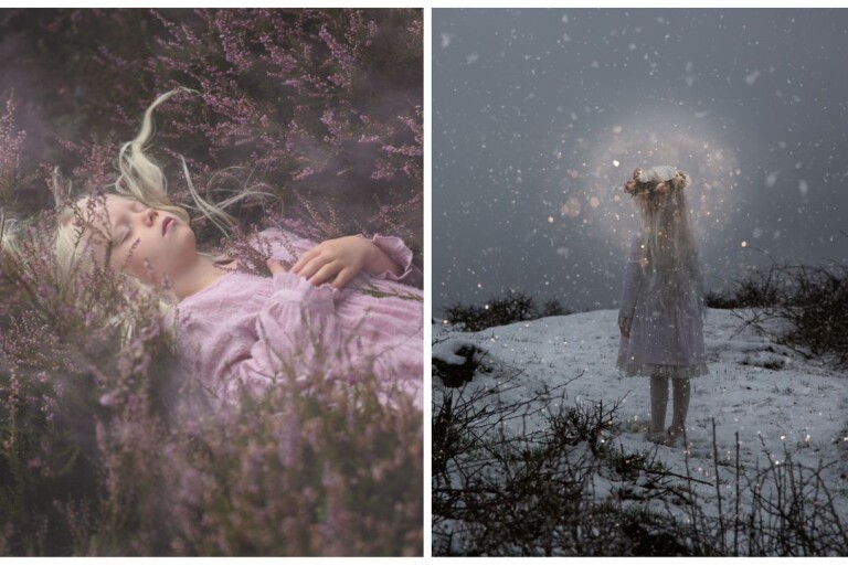 Surrealistisk fotokonst blev Sofias sätt att hantera sorg – nu ställer hon ut