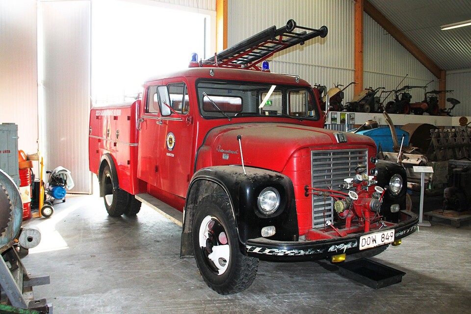 Brandbilen togs i bruk 1966 och har använts av Runstens räddningstjänst.