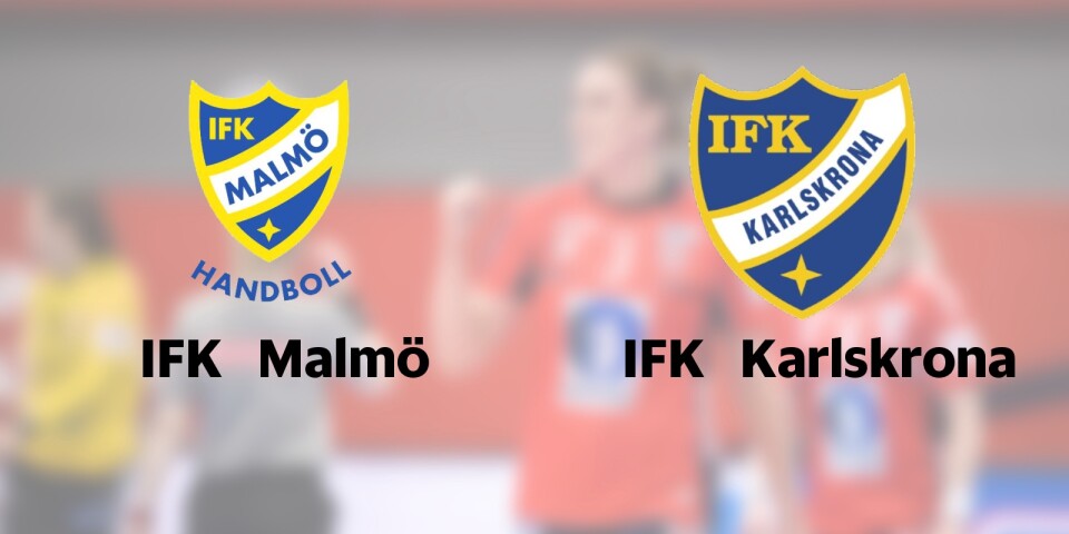 Formsvaga IFK Karlskrona mot IFK Malmö