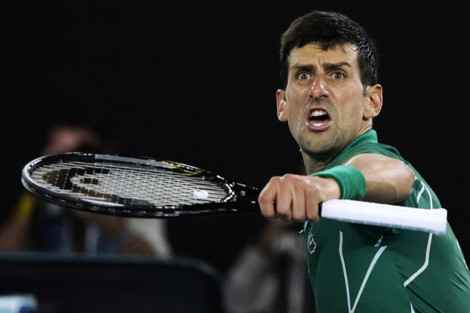 Novak Djokovic är i final i Melbourne.