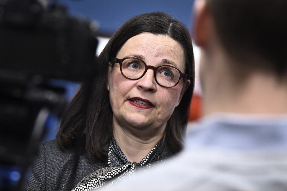 Utbildningsminister Anna Ekström (S) släpper kritiserat krav. Arkivbild.