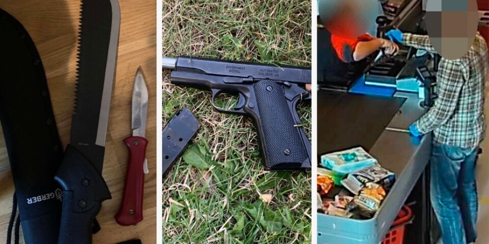 20-åring rånade Dollarstore – med fejk-pistol
