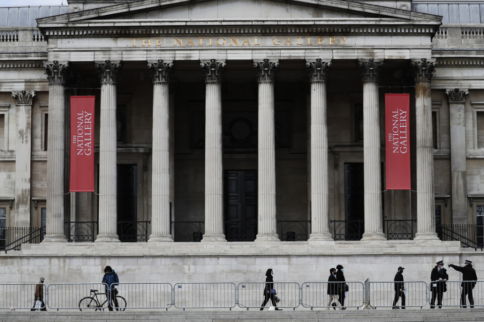 National Gallery är ett av Londons mest välkända museer. Arkivbild.