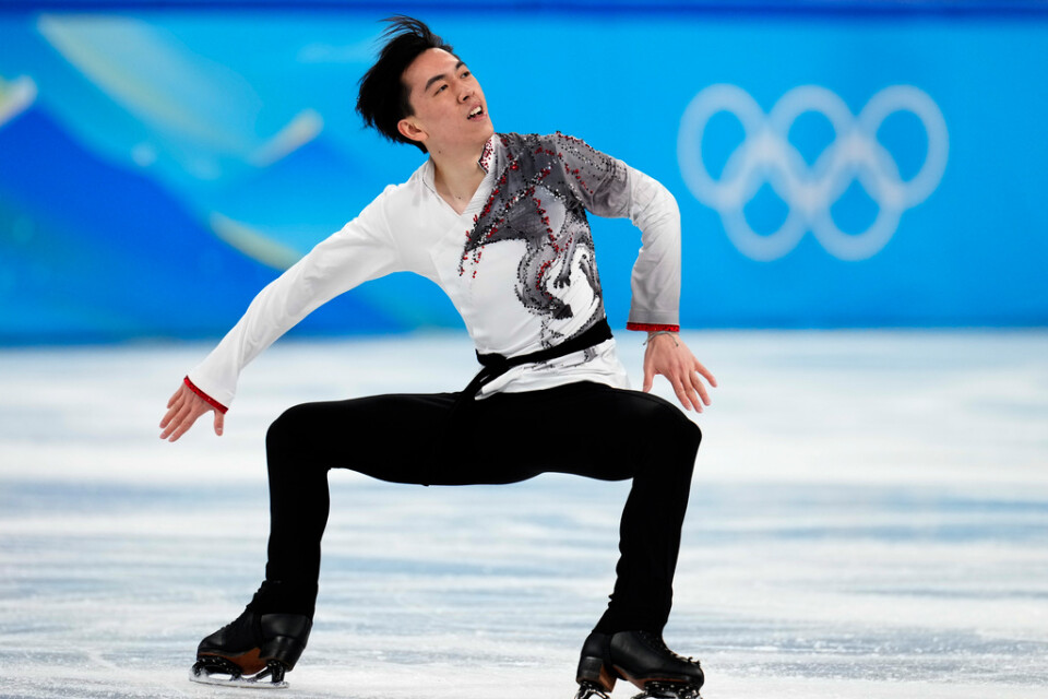 Vincent Zhou har testat positivt, och missar resten av de individuella konståkningstävlingarna i OS.