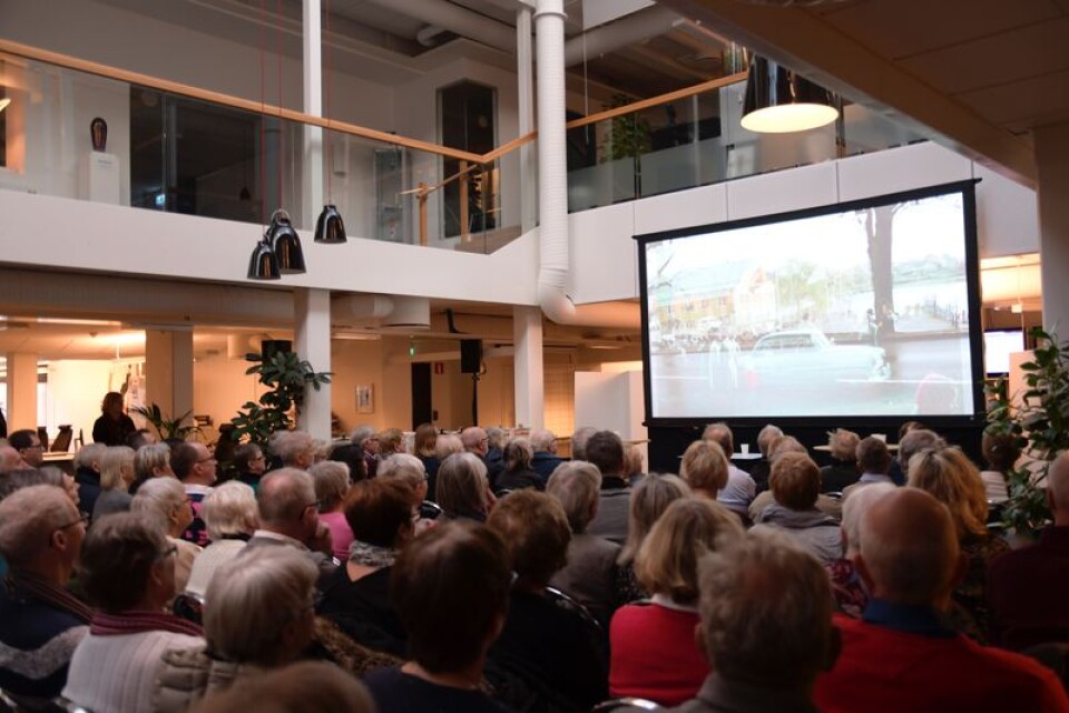 Det var fullt hus när Smålandsposten visade en specialfilm om Växjö.