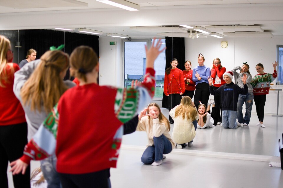 Nio ungdomar och arton barn ställer sig på MårtenPers scen, belägen mellan Skillinge och Brantevik, i helgen för att bjuda publiken på en stämningsfull julshow.