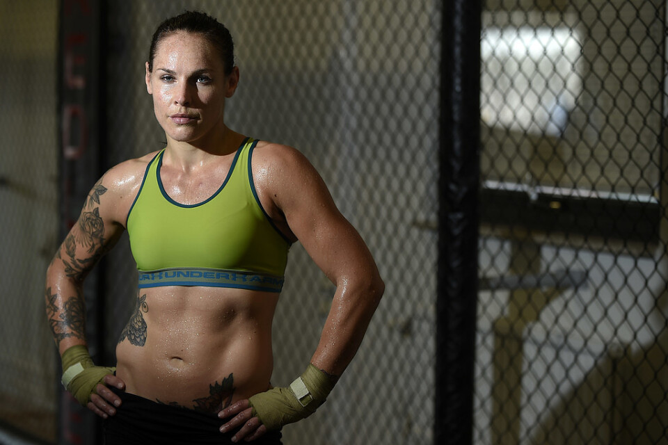 Lina Länsberg är klar för en ny UFC-match. Arkivbild.