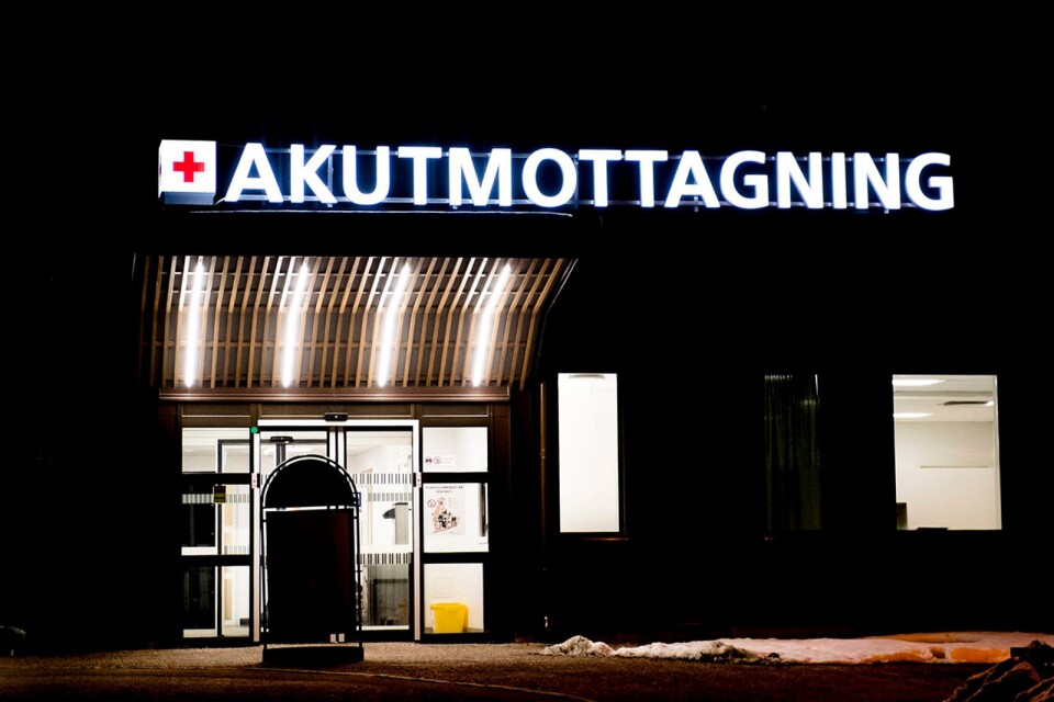 Akutintaget på Säs i Borås. Underskotten i ekonomin stiger.