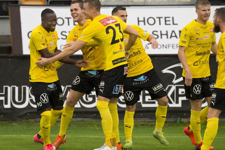 Mjällby vann över Helsingborg efter mål på tilläggstid.