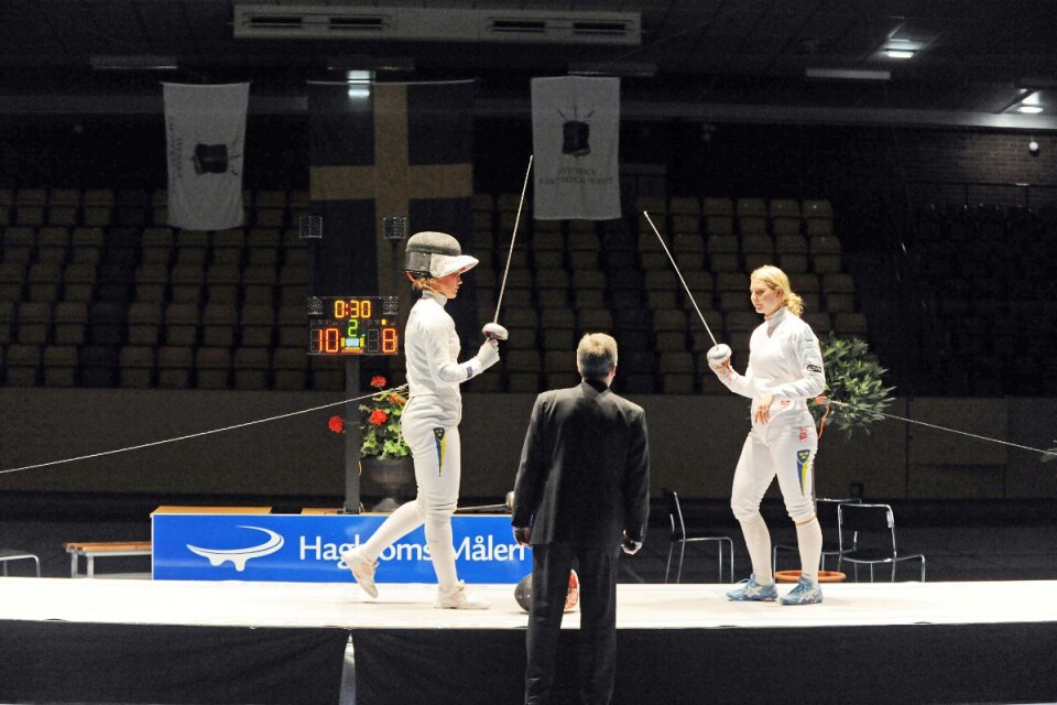 Kinka Barvestad fick med sig ett silver i SM – pappa Peter tog ett guld i veteranklassen. Foto: Magnus Anderberg