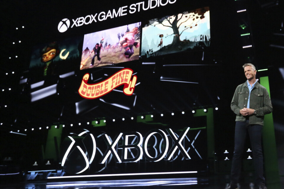 Xbox Game Studios-chefen Matt Booty vid spelmässan E3 2019. Arkivbild.