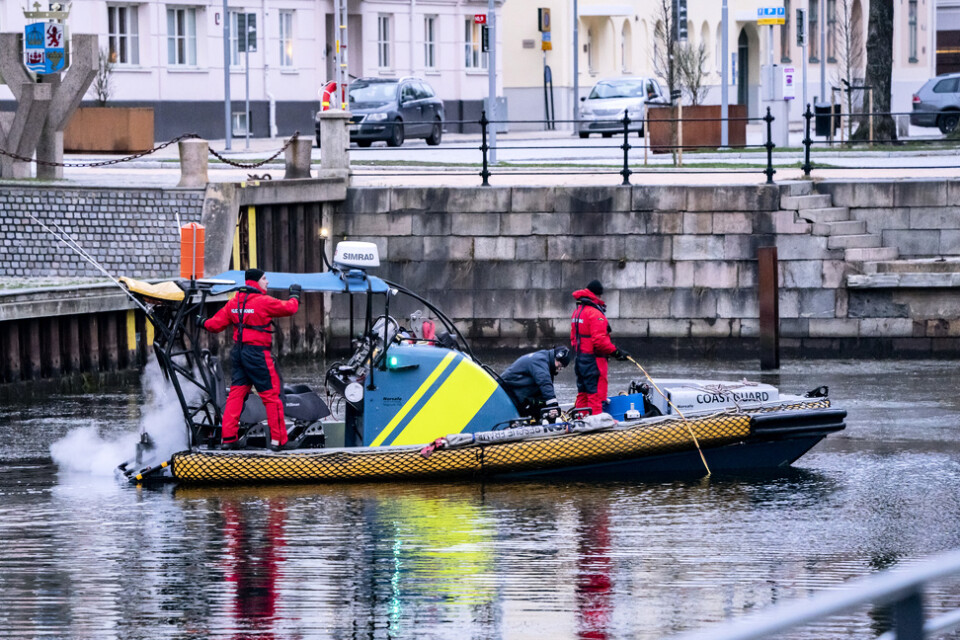 Kustbevakningen har deltagit i sökandet efter den försvunna kvinnan i Landskrona.