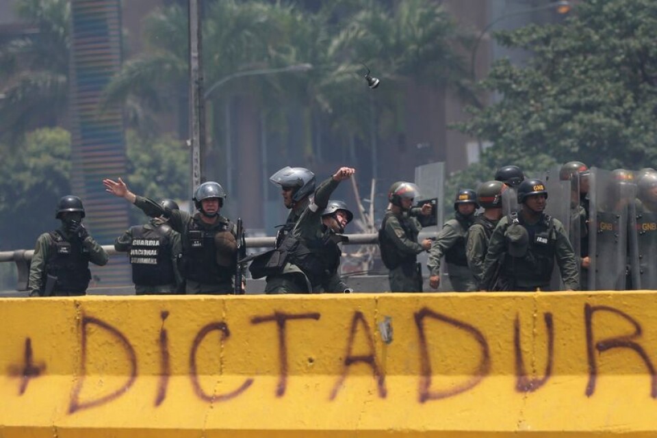 Det gick som det brukar med socialismen. Här bild från Caracas, Venezuela, 10 april, 2017.
