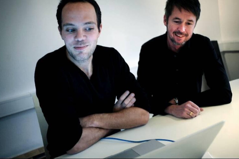 Programmeraren Michael Karlsson och webbutvecklaren Magnus Nilsson kommer båda från Tyringe.
