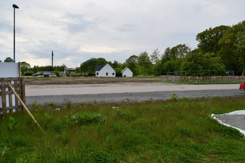 Trädgårdsstaden och tomten där Ystads kommun ska bygga äldreboende