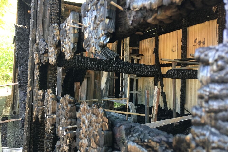 ”Brandkåren gjorde ett fantastiskt jobb. Det kunde gått mycket värre i den här värmeböljan, hela skogen kunde ha tagit fyr och elden spridit så väldigt mycket om de inte varit här direkt”, säger Arne Svensson.