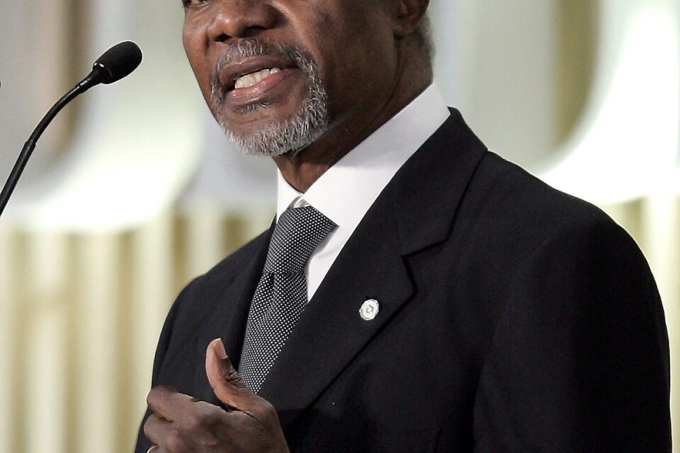 Kofi Annan blev 80 år. Armando Franca/AP PHOTO