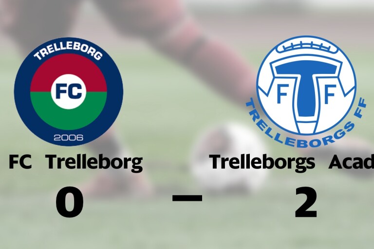 Trelleborgs Academy vann toppmötet mot FC Trelleborg
