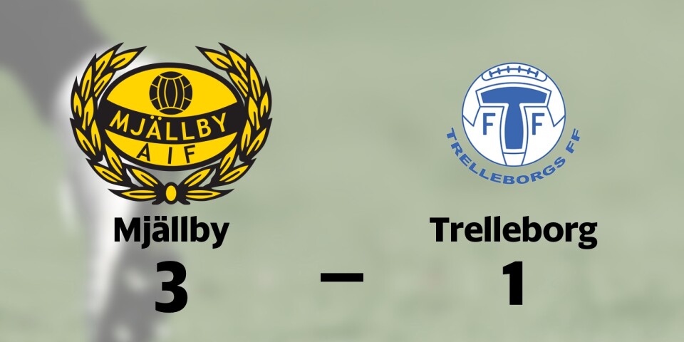 Äntligen seger för Mjällby mot Trelleborg