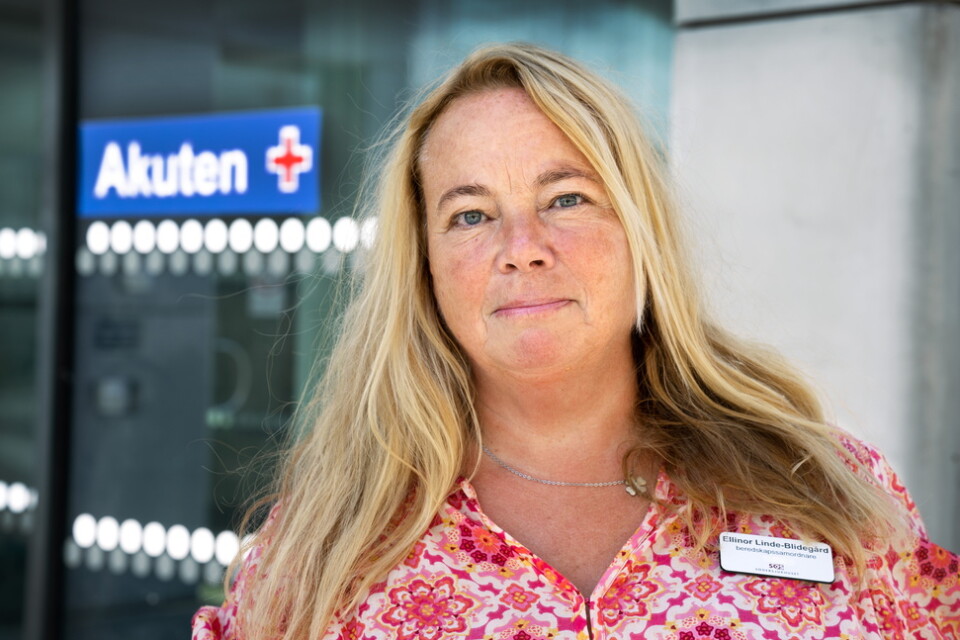 Ellinor Linde Blidegård, beredskapssamordnare på Södersjukhuset, menar att sjukhuset är bättre rustat för värmeböljor nu än vad de var 2018.