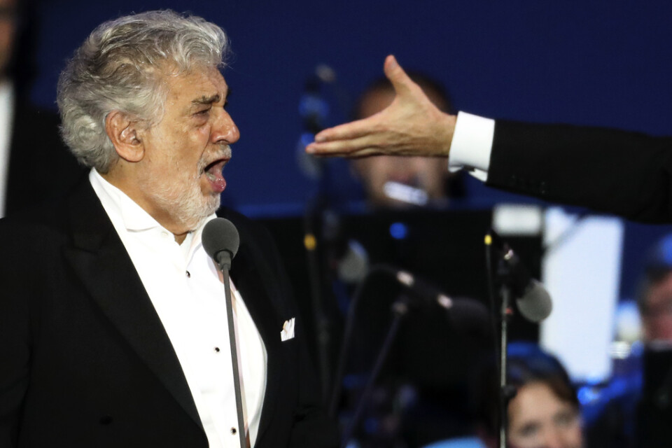 Operasångaren Plácido Domingo anklagas för sexuella trakasserier. Arkivbild.