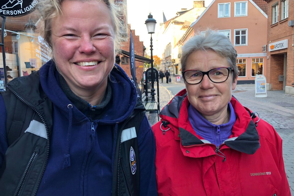 Lizzy Hörgård och Marianne Andersson, Köpingebro.