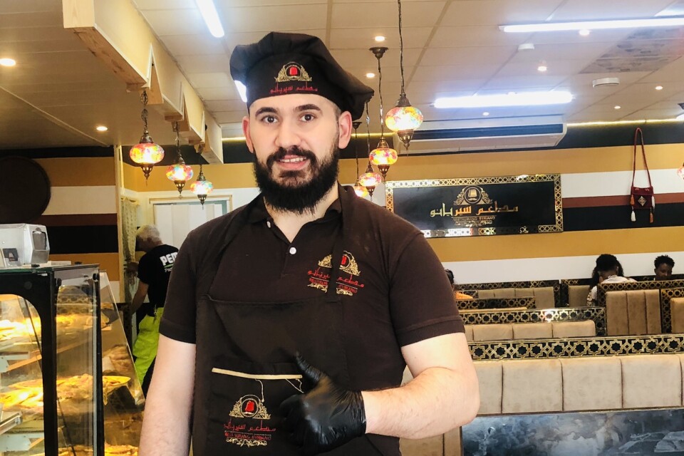 Rami Nasra, restaurangens chef och ägare på Syriano.