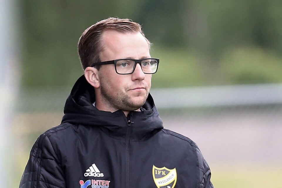 Jonas Jönsson, tränare i IFK Hässleholm. Foto; Stefan Sandström/Arkiv