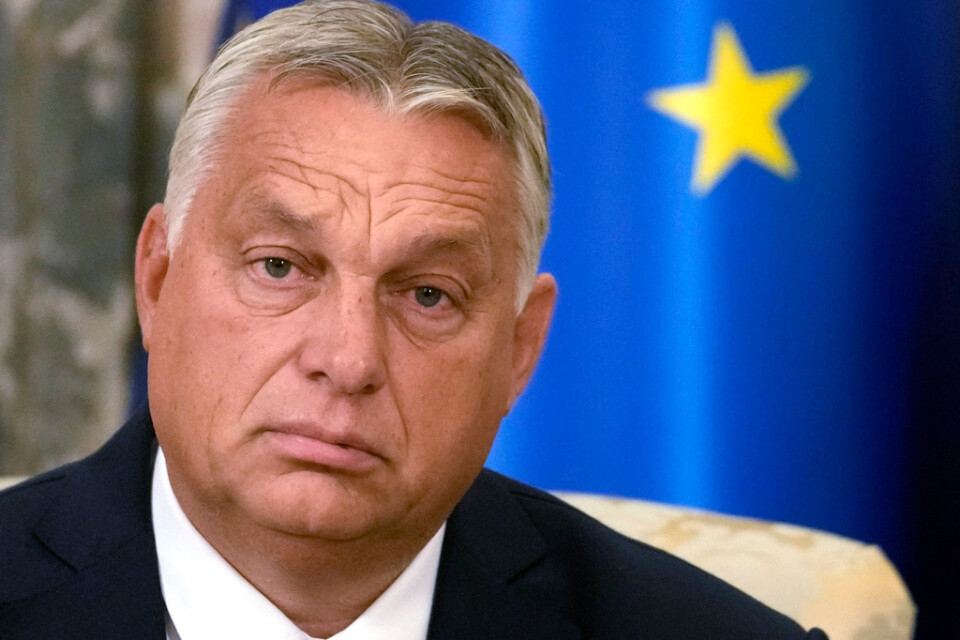 Ungern, med premiärminister Viktor Orbán i spetsen, har ännu inte godkänt Sveriges och Finlands Natoansökan. Arkivbild.
