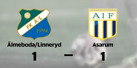 FK Älmeboda/Linneryd spelade lika mot Asarums IF FK