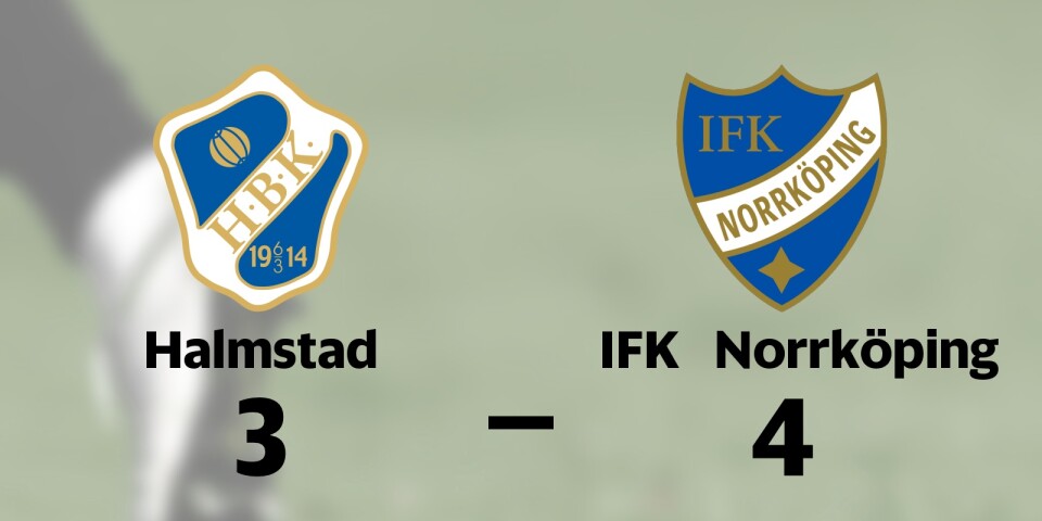 Tungt för Halmstad – IFK Norrköping bröt fina vinstsviten