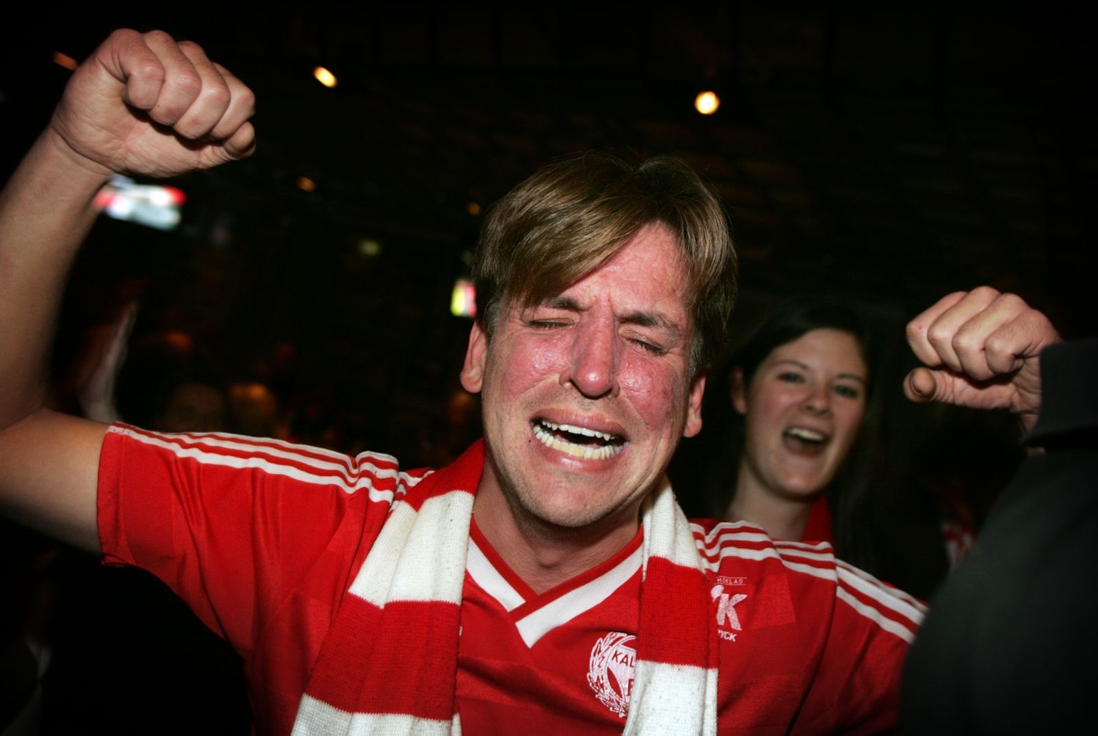 Tobias Karlsson grät av glädje när det stod klart att Kalmar FF tagit SM-guld.