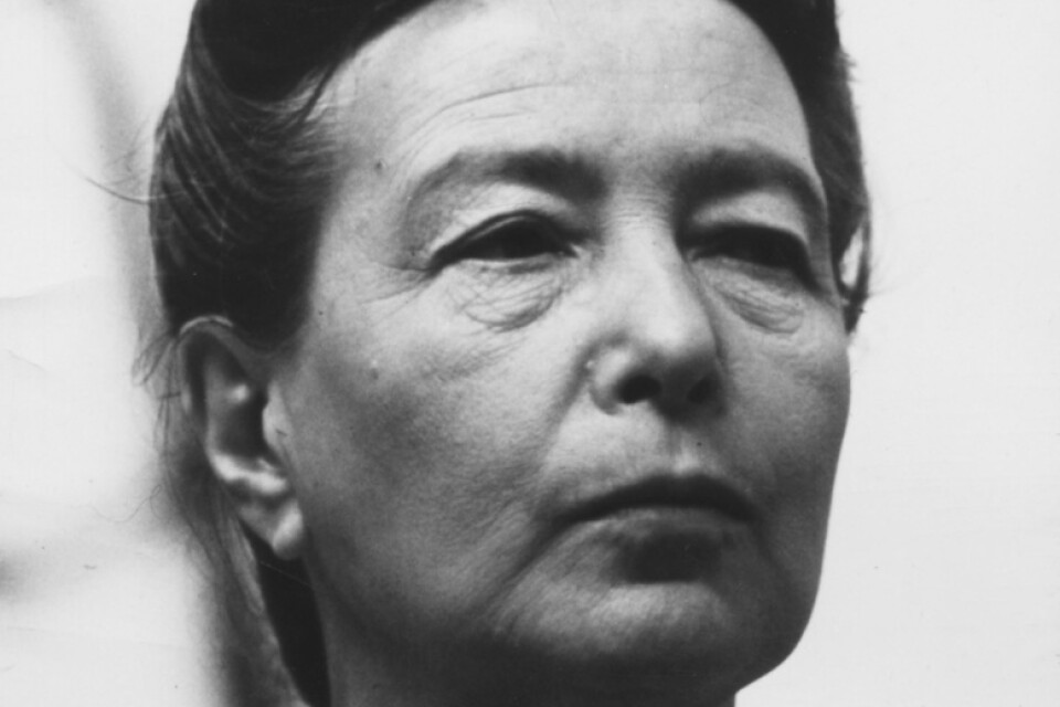 Simone de Beauvoir 1973.