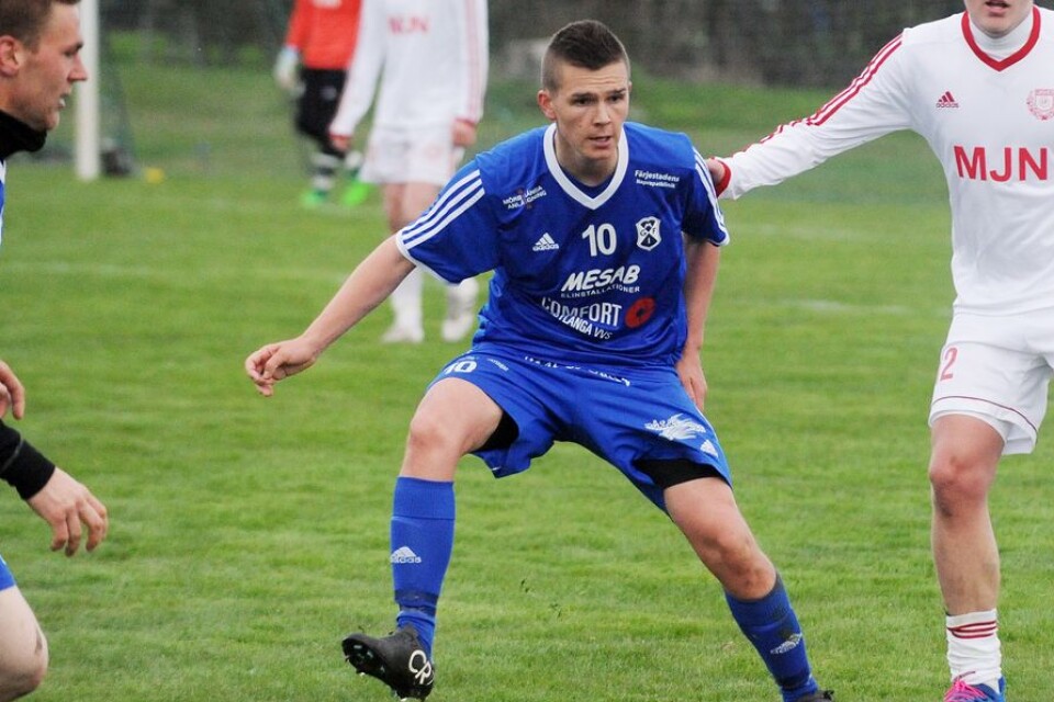 Armin Huseinovic gjorde sitt 21:a mål mot Bergkvara.